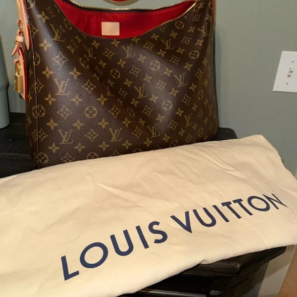 Louis Vuitton Brown Monogram Slouchy MM - Picture 7 of 7